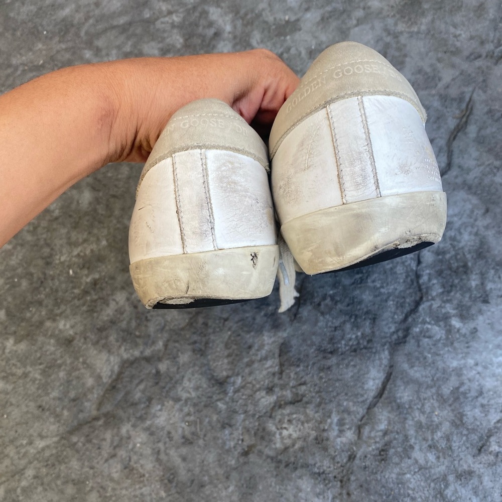 Golden Goose Superstar Mixed Leather Sneakers Sz39 - Picture 5 of 11